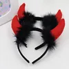 Halloween Decoration Devil Horns Ox Hair Band