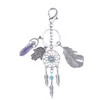 Fashion Dream Catcher Tone Key Chain Silver Ring Tassels Key ring
