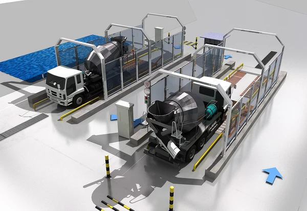 Automatic bus truck washing machine for bus wash business
