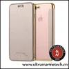 Ultramarine For iPhone 8 Plus Plating Case With Ultra-thin Plating Voltage Wallet Stand TPU phone Shell