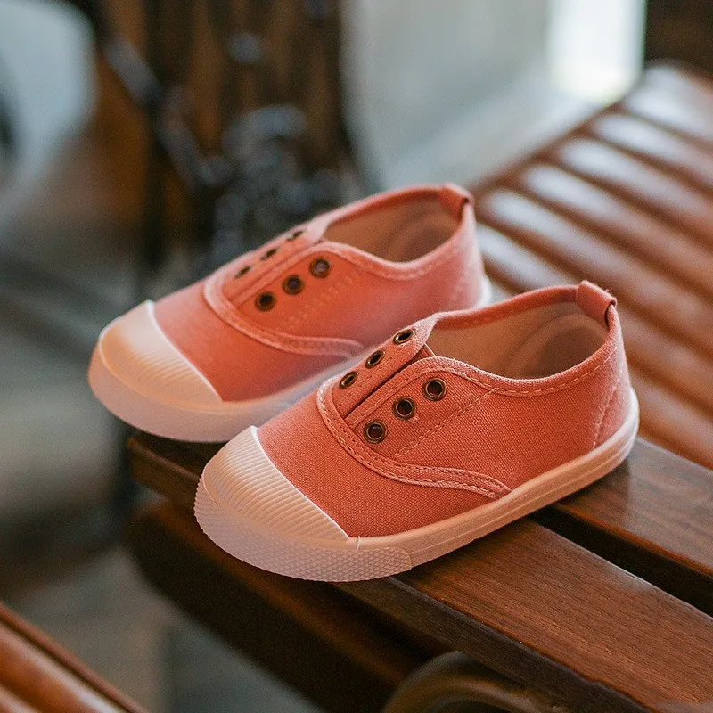 Wholesale 2018 New Design Kids Canvas Shoes Skid