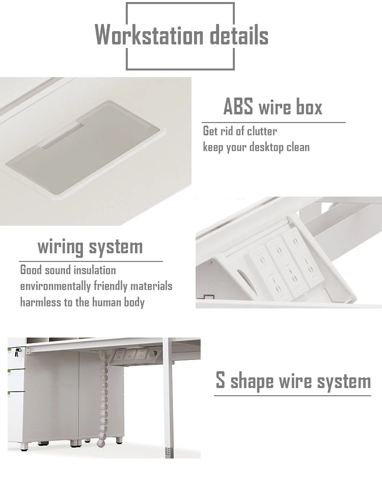 Standing workstation luxury office furniture office desk