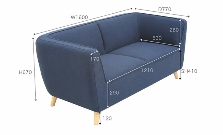 Ukuran Sofa 2 Seater