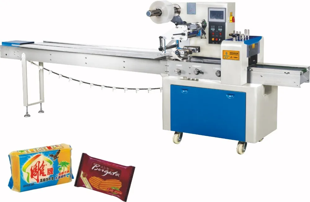 Automatic Hardware Horizontal Flow Wrap Packing Machine For Spoons