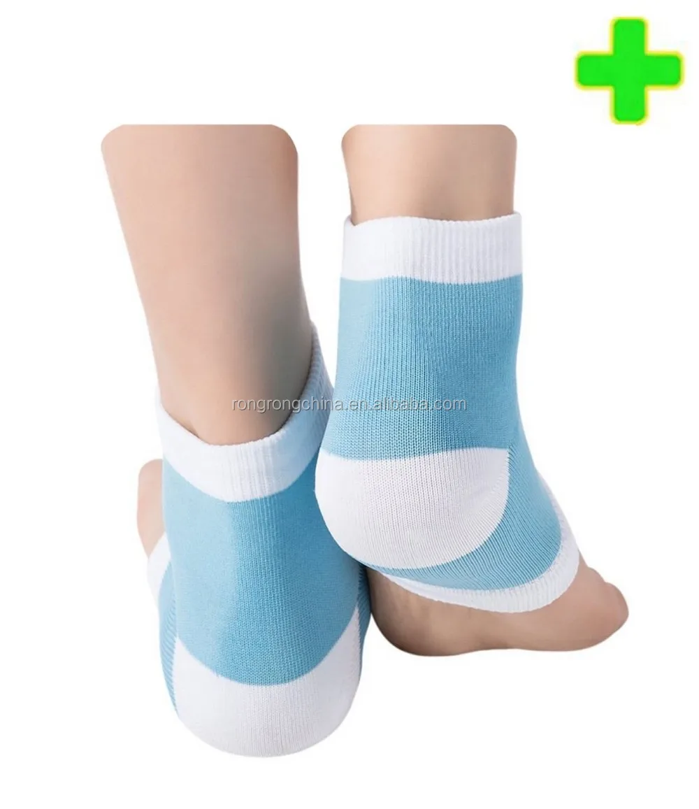 Cracked Heel Repair Sleeve Cheap Open Toe Socks Rubber Gel Socks For