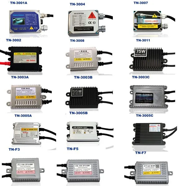 different types of ballast