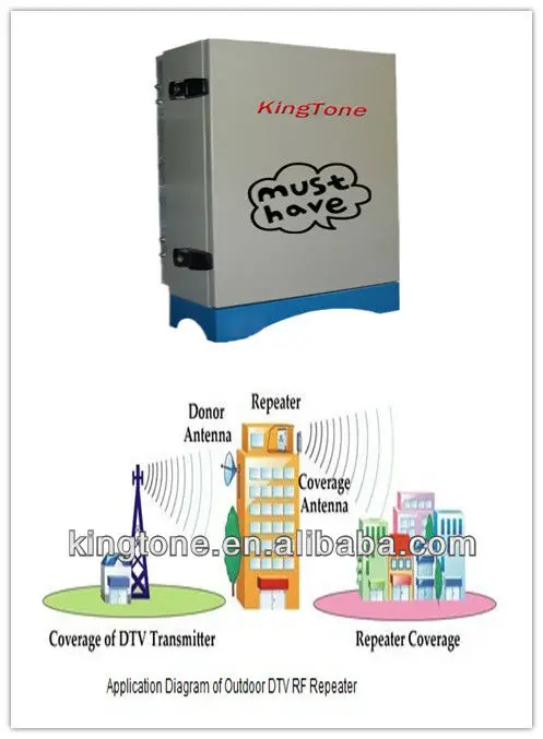 Dtv Digital Tv Repeater High Gain Tv Signal Booster - Buy Tv Booster,Tv Antenna Signal Booster,Tv Repeater Product on Alibaba com