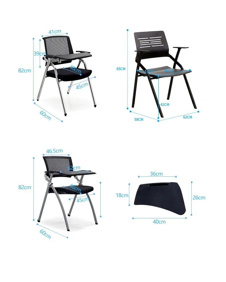 Modern conference room training office folding chair