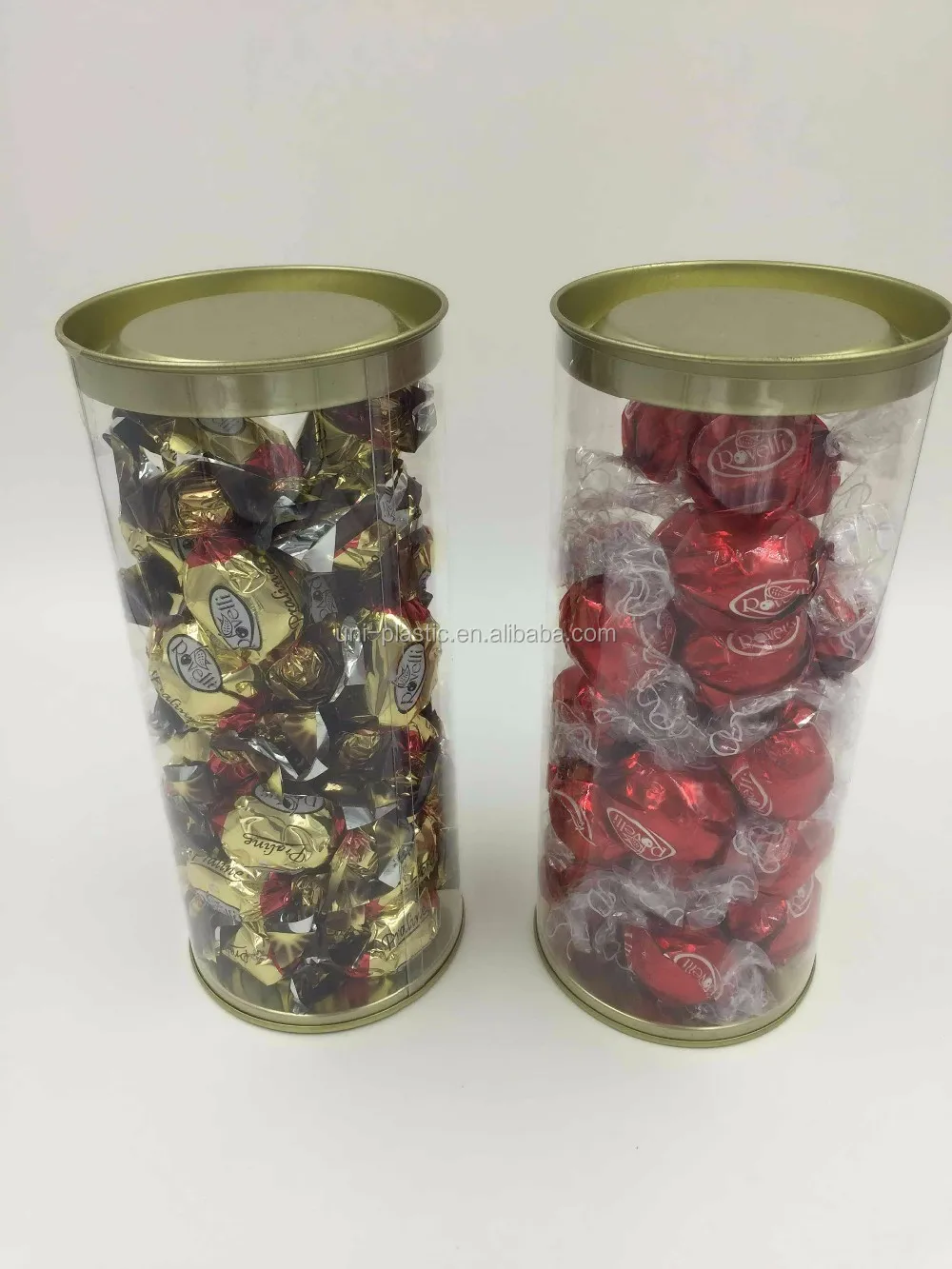 2016 Best Sales Clear Candy Tube With Tinplate Lid And Bottom Buy