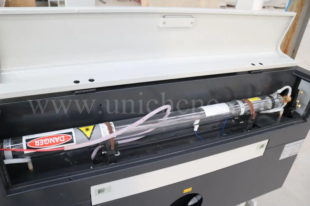 economic price 6040 60W CO2 non metal material laser engraving machine/co2 laser tube