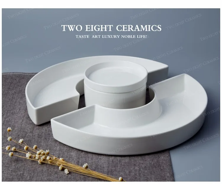 Two Eight rustic ceramic plates-4