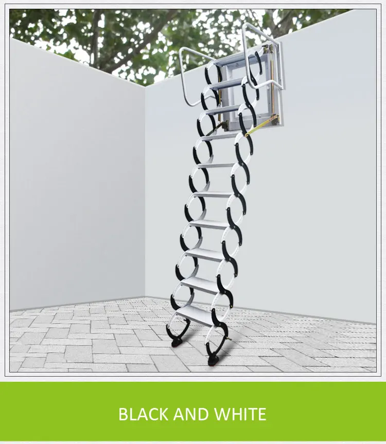 Hot Sell Widened Metal Attic Folding Stairs