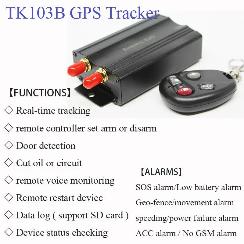 Anti Theft Gps Tracker Vehicle Car Blocker With Remote Control Gsm