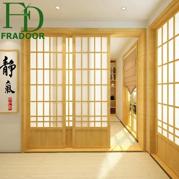Korean Home Interior Design Shoji Wooden Screen Door For Entry - Buy