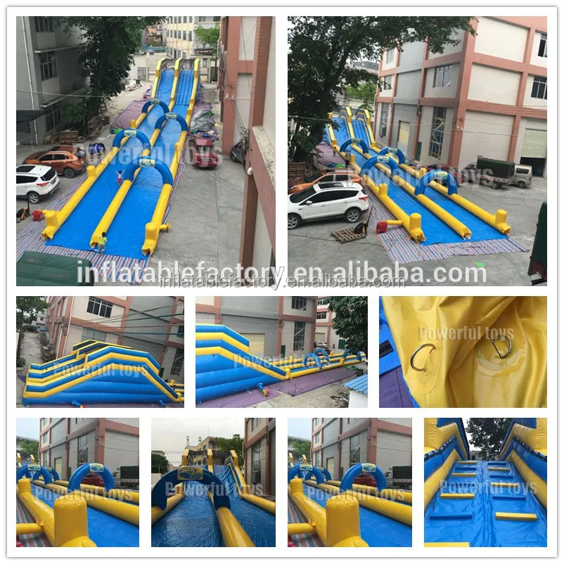 Popular style inflatable slip n slide inflatable slide the city for kids and adults