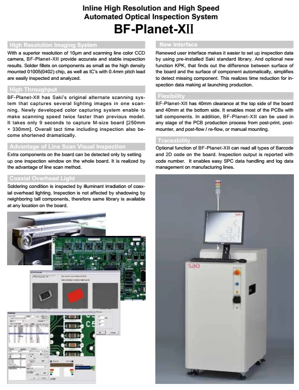 Japan Brand Saki Aoi Machine Online With Short Delivery Time For Pcb Quality Test In Smt Assembly Line Buy Aoi Aoi Machine Online Aoi Machine Saki Online Product On Alibaba Com