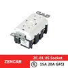 15A 20A GFCI outlet receptacle White American Socket with UL certification