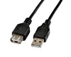 1m black Super Speed high quality USB 2.0 A Male to Female cable Data Sync USB 2.0 Extender Cord Extension Cable for computer