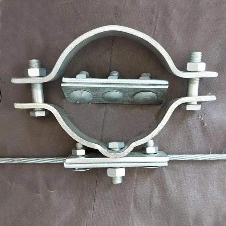 Galvanized Steel Electrical Cable Strain Pole Clamp Buy Power Line