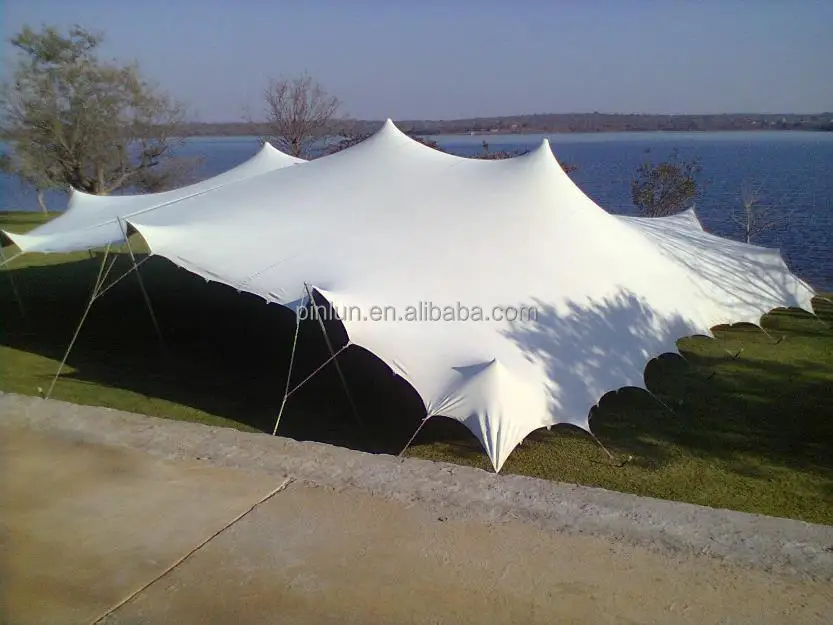 Waterproof Coated Stretch Tent Fabric For Outdoor Wedding/camp/tent