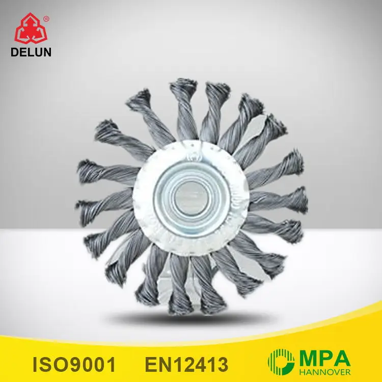 3 Inch Twisted Wire Wheel,Copper Wire Wheel Brush,Steel Wire Brush