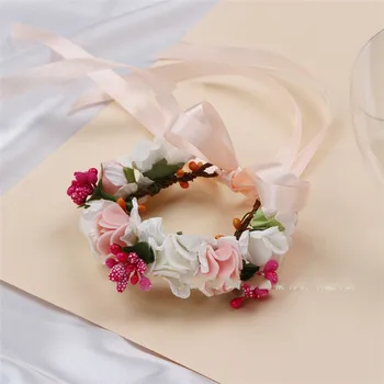 flower wrist bands for bridesmaids