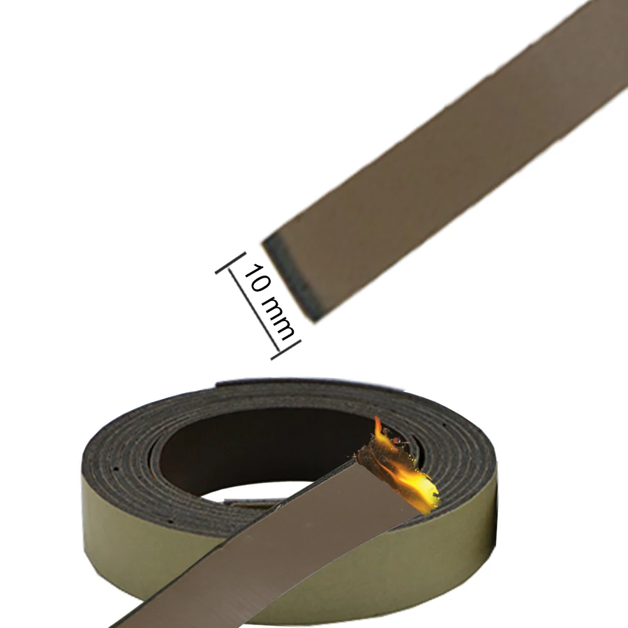 Self Adhesive Fireproof Intumescent Sealing Strips Flexible Expansion