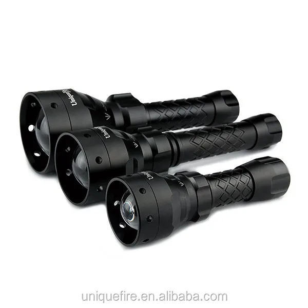 uniquefire 1405 ir oslon flashlight led 850nm with dimmer