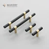 Wholesale Brass Replacement Furniture Hardware Large Knurled Cabinet Knobs Pull Handles Wardrobe Pulls
