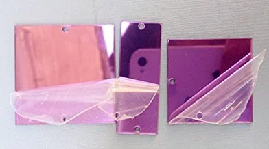 flat mirror beads