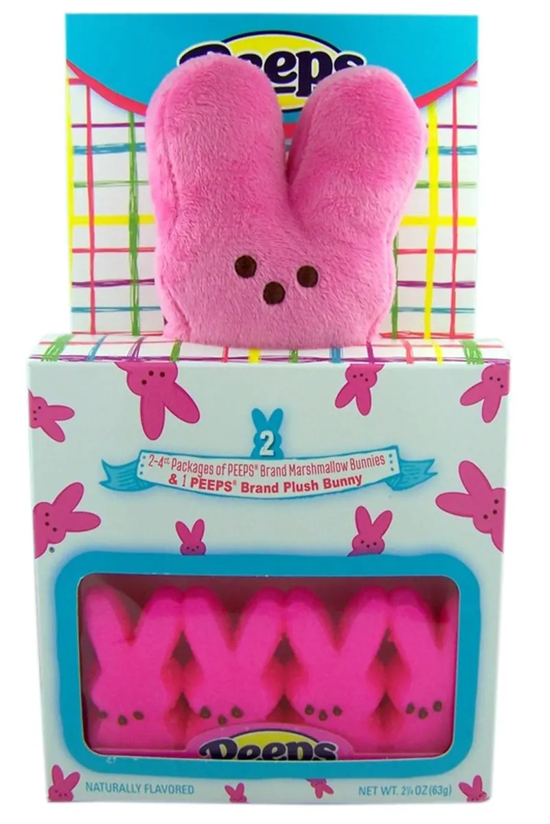 giant peep plush pink