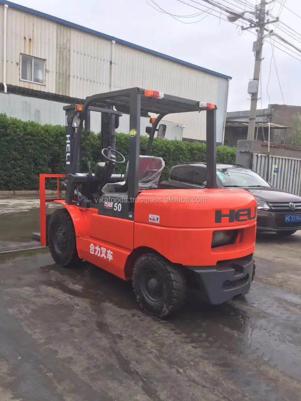 Best Price Heli H2000 5 Ton Diesel Container Forklift,Sideshift And Boom Adjustment Can Be Made