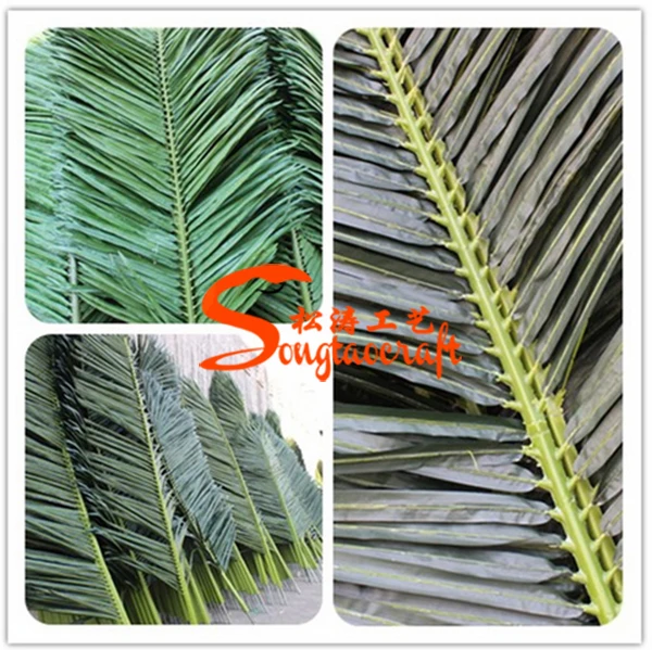Decorative Artificial Date Palm Leaves Fake Coconut Tree Leaves