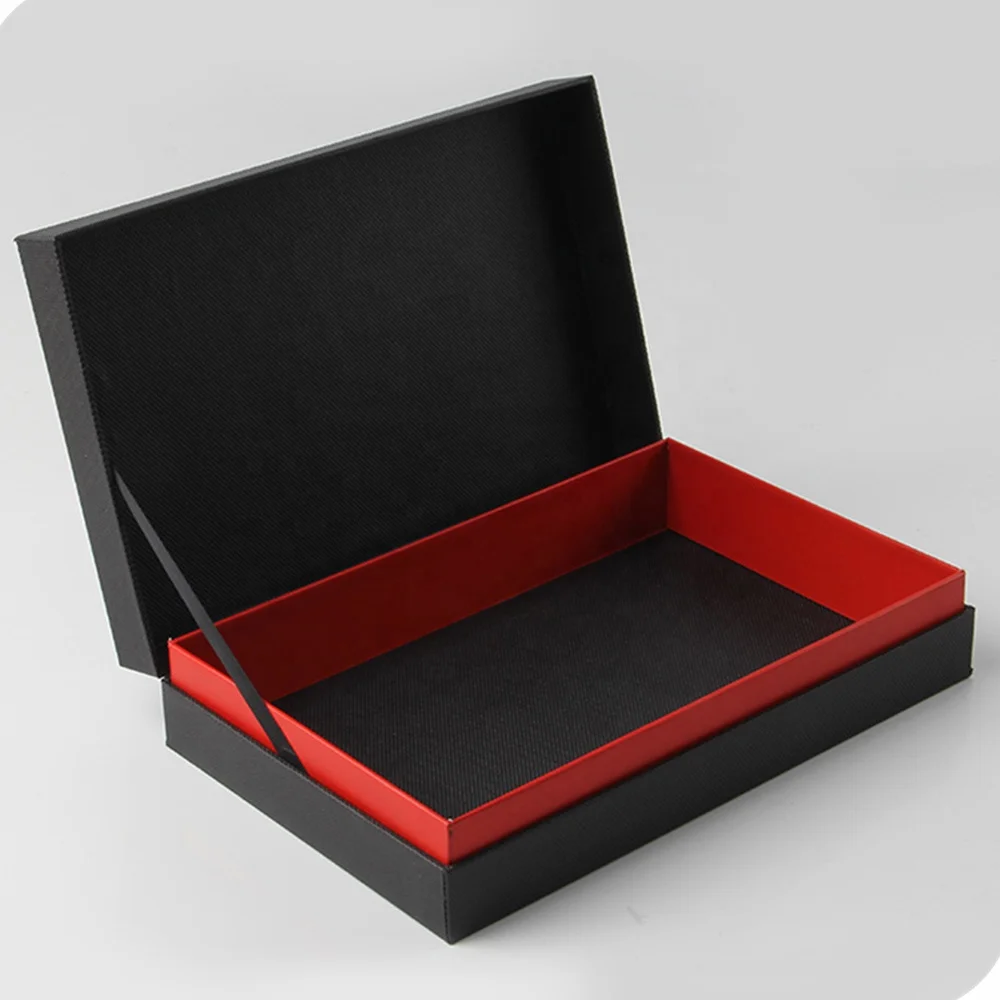Wholesale Custom Hinged Lid Rigid Black Cardboard Box For Clothes - Buy Hinged Lid Cardboard Box,Cardboard Box For Dress Packaging,Rigid Cardboard Box Product on Alibaba.com