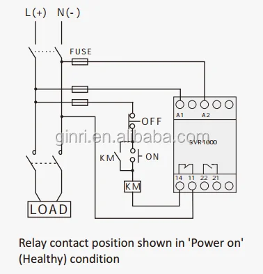 D12 SVR1000 Single Phase Protection Relay Over-Voltage 9V-18V Under-Voltage 0.1V-6V AC/DC 