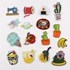 Custom children cute embroidery food patches for clothing