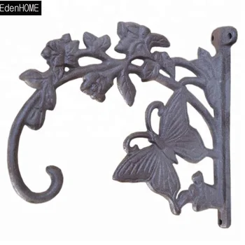 Cast Iron Erfly Plant Hooks Decorative Wrought Cast Iron Erfly Plant Hooks Decorative Wrought Hangers