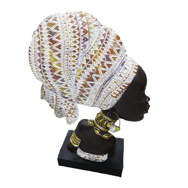 
Hot sale african woman sculpture african woman statue african woman figurine 