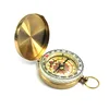 Outdoor equipment pure copper flip directional multifunctional compass compass North light luminous gold compass