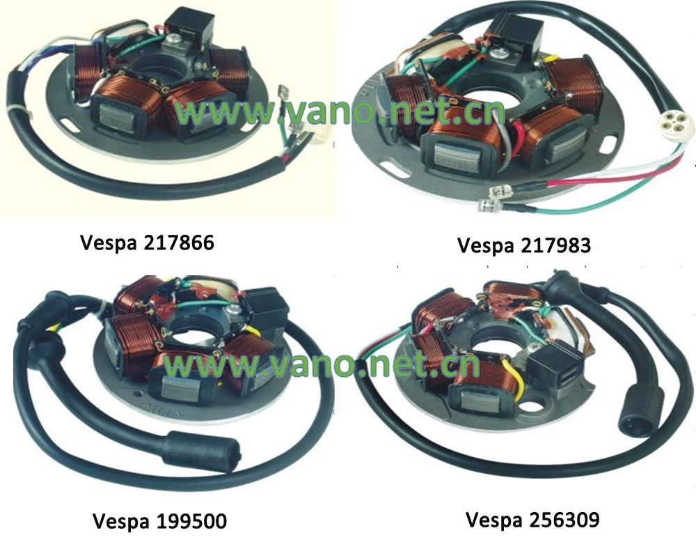 Vespa 186974 199491 199495 motorcycle magneto stator coil