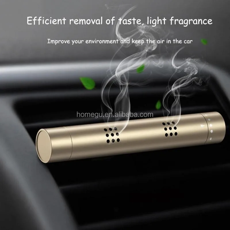 Solid Air Freshener Car Aromatherapy Essential Oil Diffuser With 3