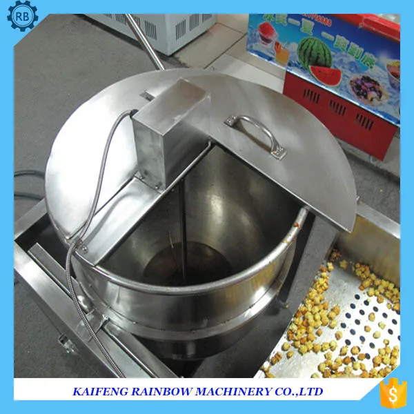 Best Manufacture Automatic Kettle Corn Popcorn Making Machine