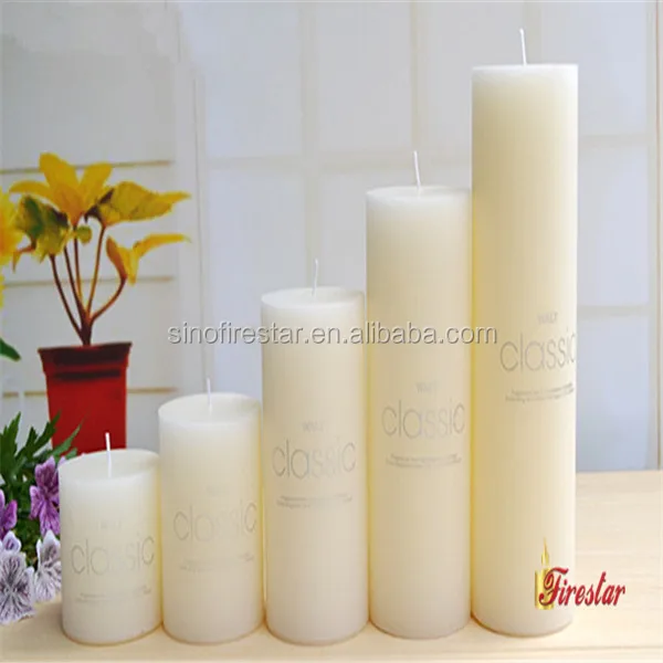 
hot sale classic long-burining time pillar candle 