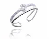 Wholesale Fashion Design 925 Silver Infinite Zircon Toe Ring