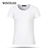 Plain Pullover lady t shirt custom blank t shirt for woman casual fashion sublimation compression t-shirt polyester