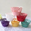 Heart Laser Cut Foil Cupcake Cups Muffin Baking Cake Wrappers