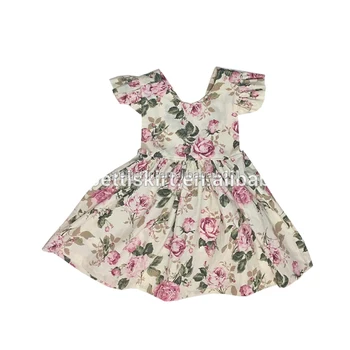 Vintage Cute Flower Dress 3T