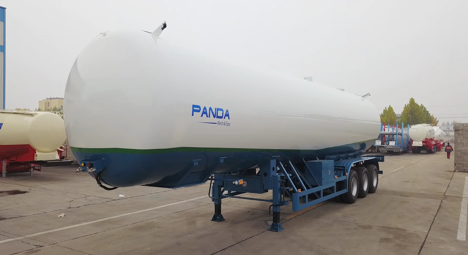 Carbon Steel Liquefied Natural Gas Trucks Lng Cryogenic Storage Tanker Tank Semi Trailers Buy 0634