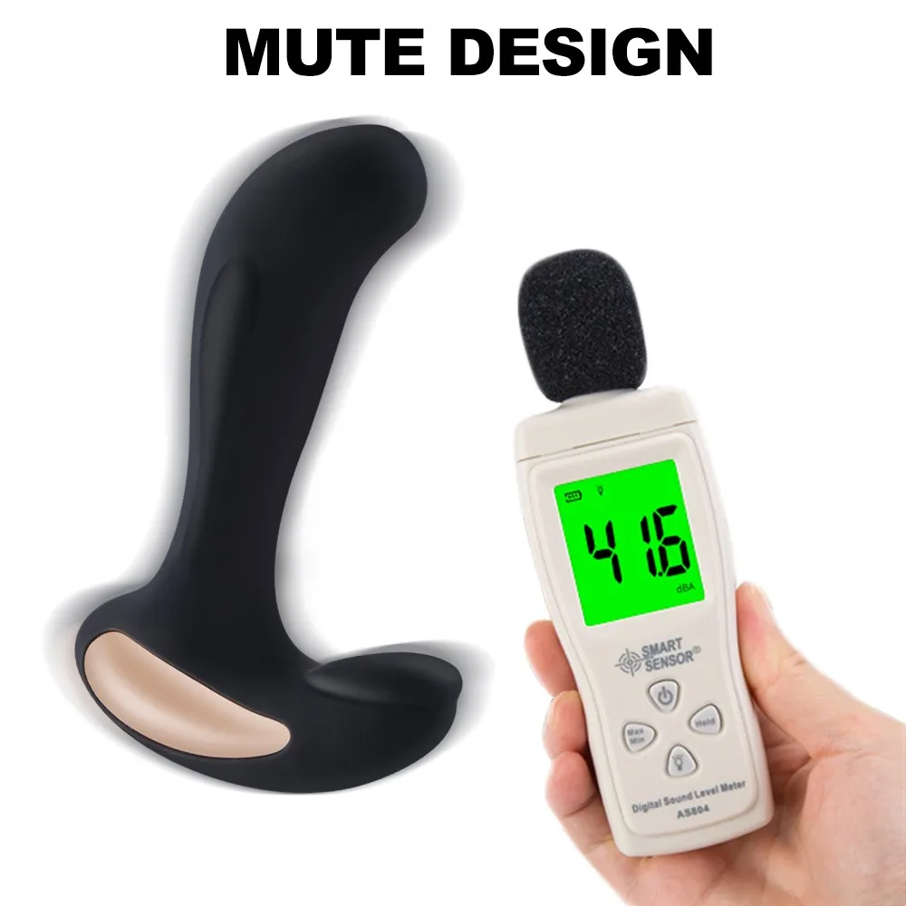 Melo Remote Control Cordless Prostate Massager Anal Plug Vibrator 12 Mode Usb Rechargeable 