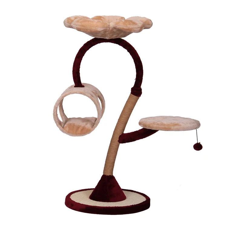 New adjustable cute cat scratcher tree house